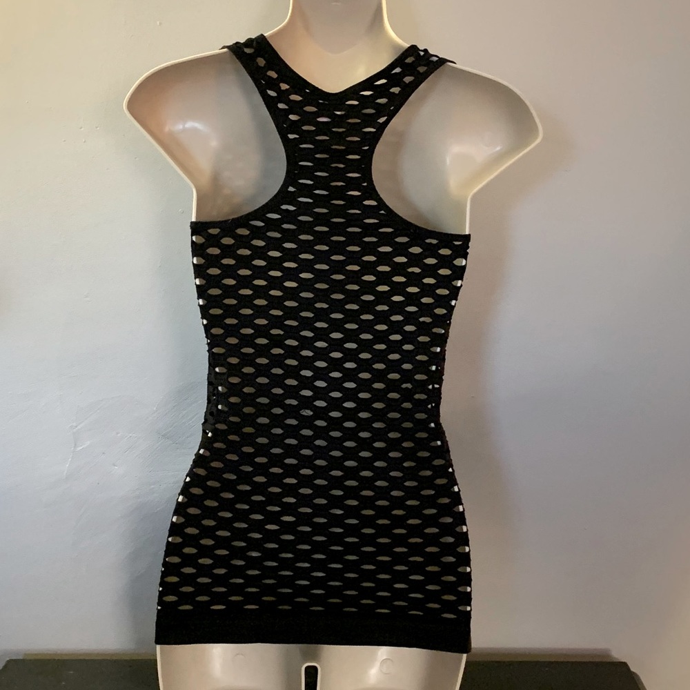 Tanco black dance tank top super stretch one size - Picture 2 of 2